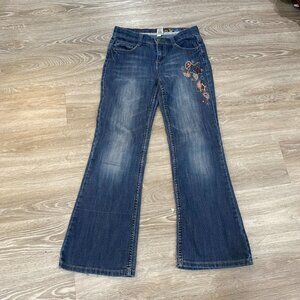 Girls Mudd 2009 Flare Leg Low Rise Y2K Stretch Cotton School Jeans Pants 12